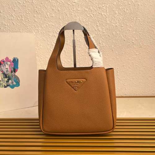 Prada Leather Tote Bag, Basket Style, Gold Hardware - Model 1BG335 1 Prada Leather Tote Bag, Basket Style, Gold Hardware - Model 1BG335