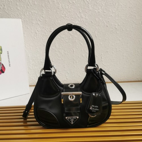 Prada Re-Edition 2005 Nylon and Leather Mini Bag - Chic and Versatile 1 Prada Re-Edition 2005 Nylon and Leather Mini Bag - Chic and Versatile
