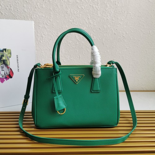Prada Saffiano Leather Galleria Small Handbag, Emerald Green - 1BA863