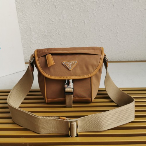 Prada Mini Messenger Bag, Saffiano Leather & Nylon, Adjustable Strap - Unisex 1 Prada Mini Messenger Bag, Saffiano Leather & Nylon, Adjustable Strap - Unisex