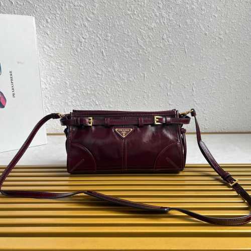 Prada 1BC221 Leather Shoulder Bag, Crossbody Handbag, 26 cm 1 Prada 1BC221 Leather Shoulder Bag, Crossbody Handbag, 26 cm