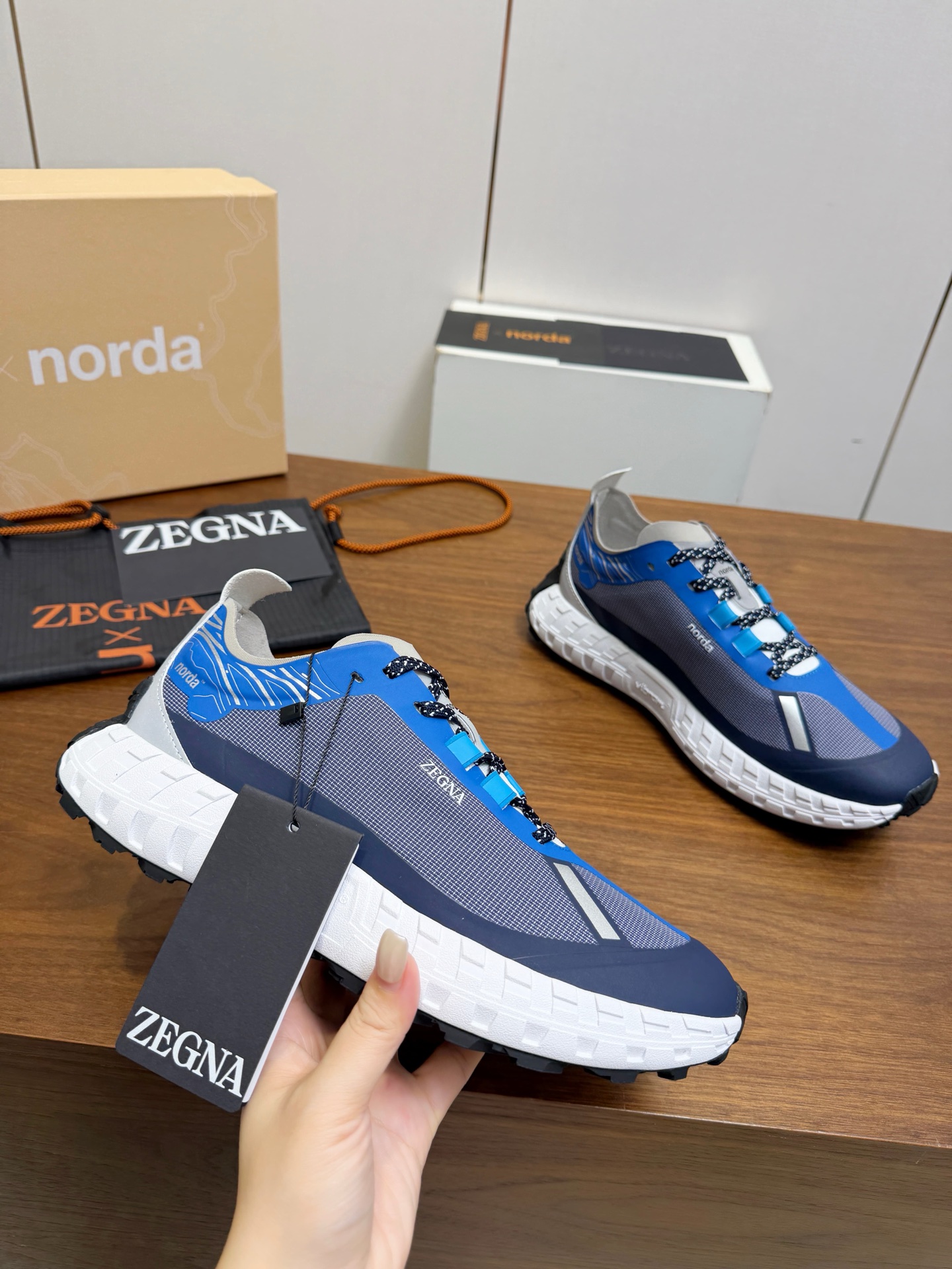 제냐 남성 스니커즈 상세 이미지 4