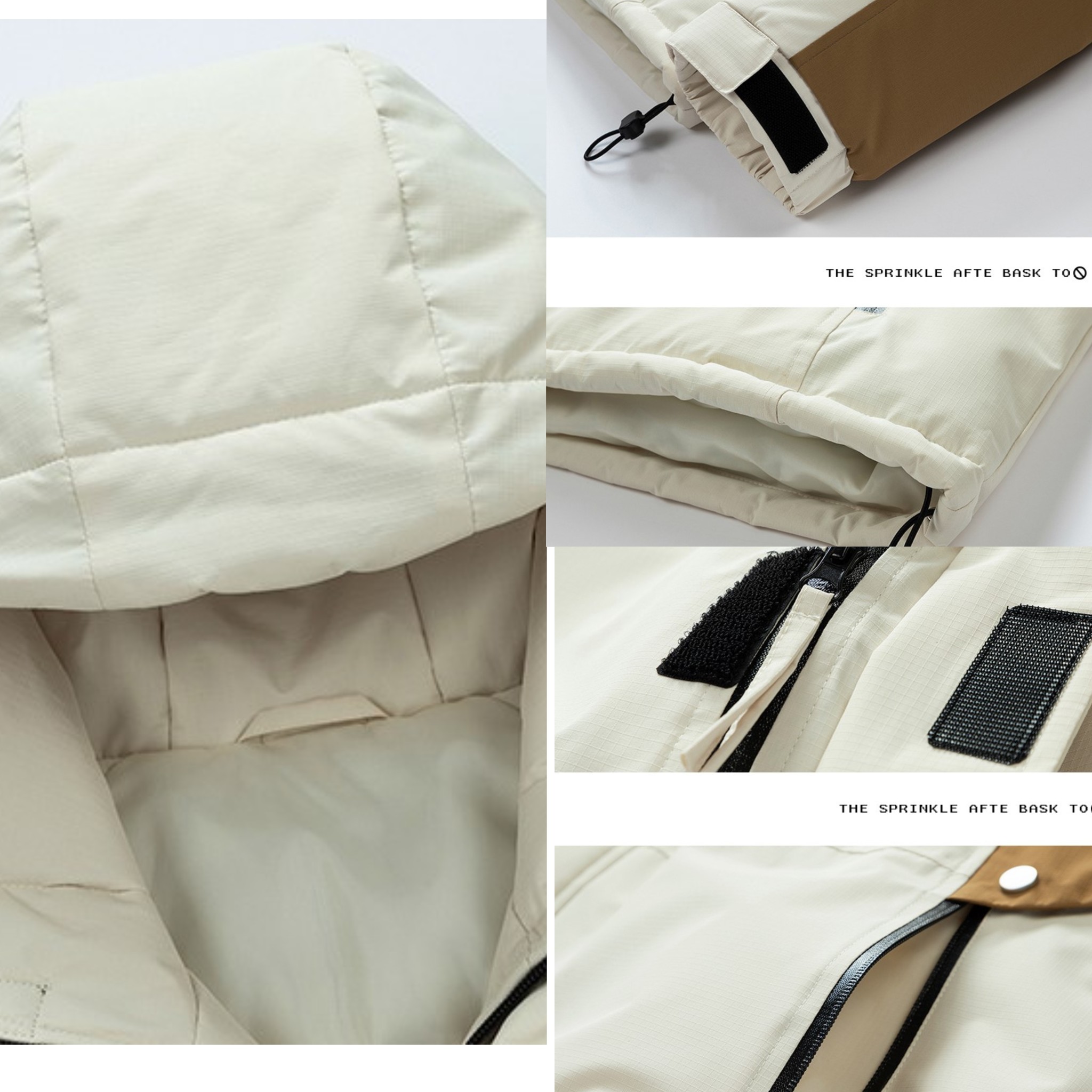 供💰185
北面/The North Face 拼接撞色羽绒棉衣ins超火潮情侣防风防水羽绒棉服上身非常洋气！简单大方拼色设计，加上宽松的版型穿起来潮味十足！内里厚实轻盈，保暖性绝不亚于一件羽绒，简直帅炸！大家期待已久的冬装 做工复杂 细节绝对堪称完美 保暖效果超级棒 众多网红上身，店主强烈推荐自留款！
颜色：米白色、黑色、粉色、紫色、柠檬黄
尺码:   M-4XL(见图九)