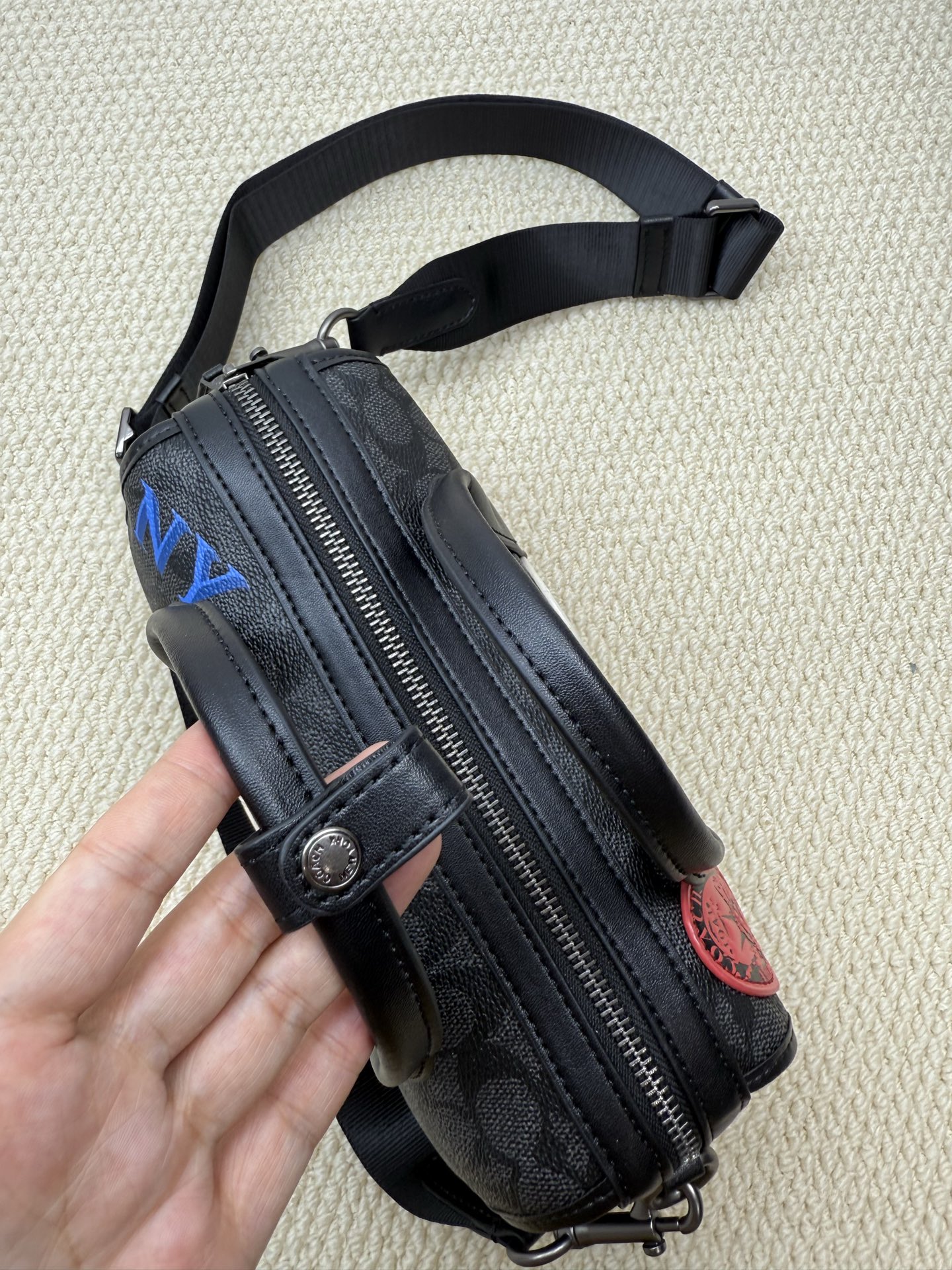 Coach coach新品/徽章波士顿男包Gotham24款号：CAG37