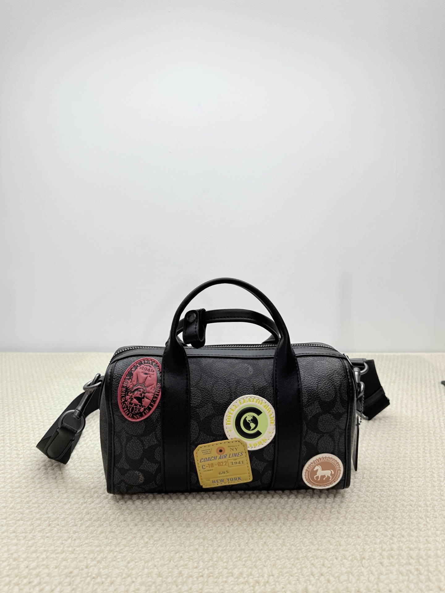 Coach coach新品/徽章波士顿男包Gotham24款号：CAG37