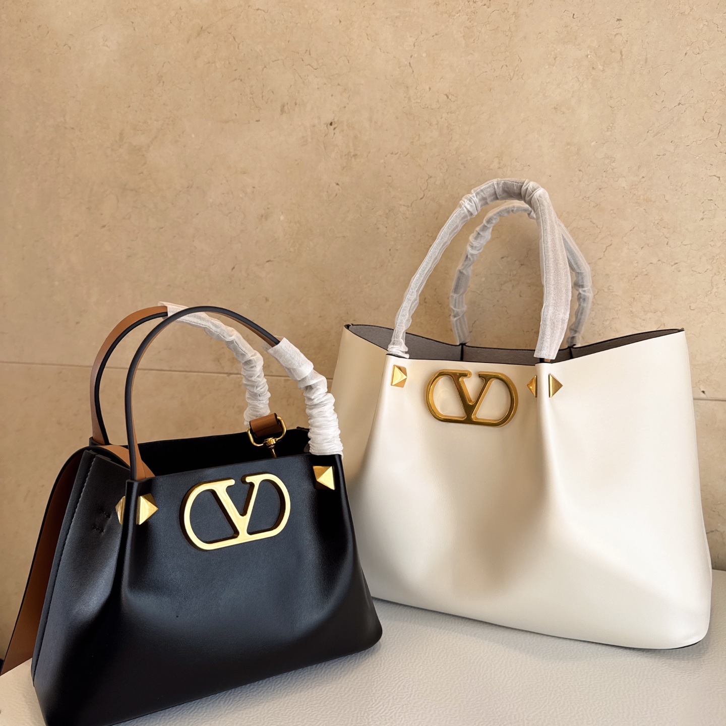 Valentino V Logo Tote Bag