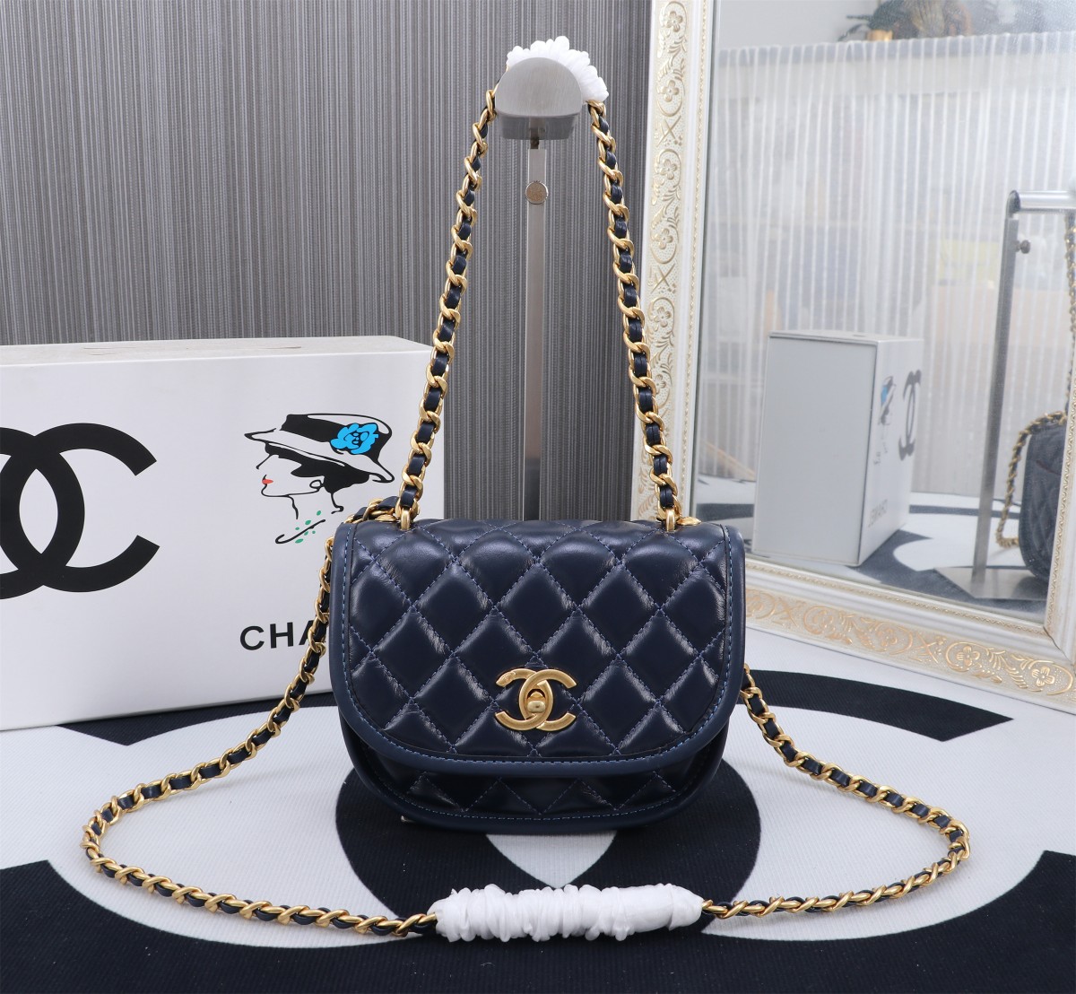 Replica For Cheap
 Chanel Saddle Bags Embroidery Spring/Summer Collection Fashion