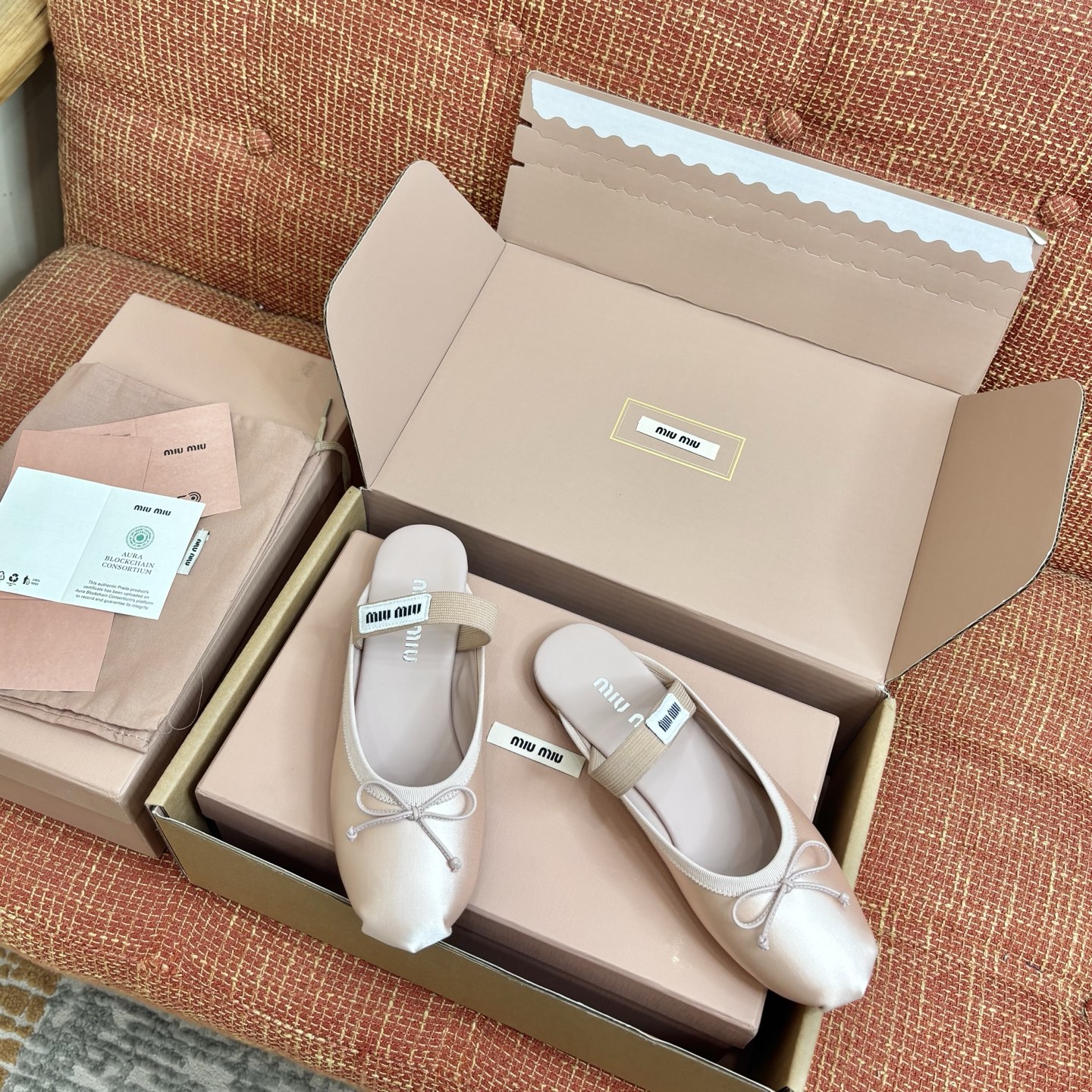 Балетки Miu Miu