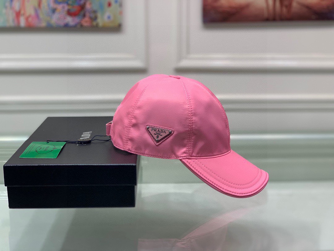 [Prada Hats]Counter 1:1 mold opening Original Oxford fabric first layer cowhid