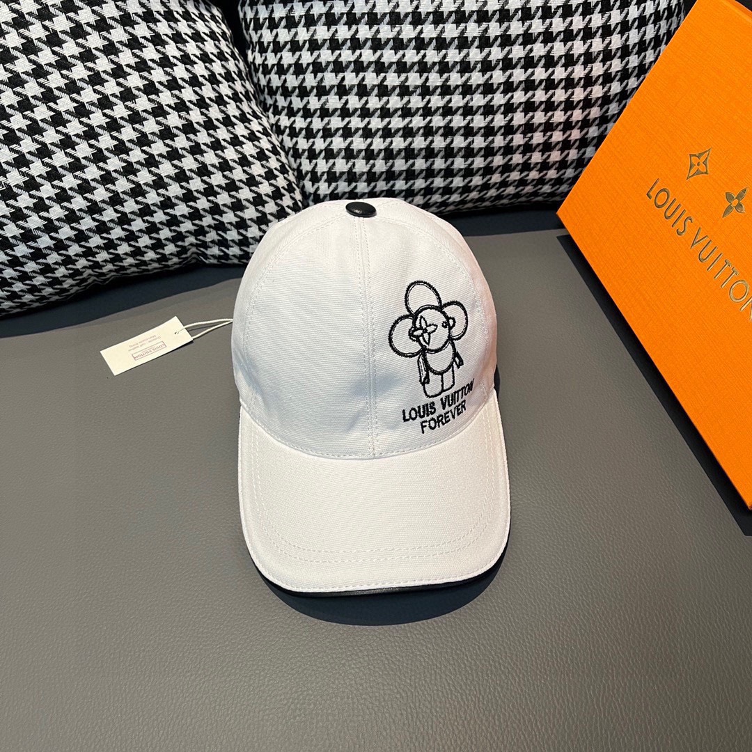 [LV Hats]LV Louis Vuitton New original original baseball cap LV embroidery Cou
