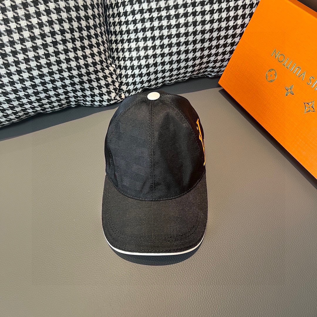 [LV Hats]LV Louis Vuitton new original single baseball cap Classic checkerboar