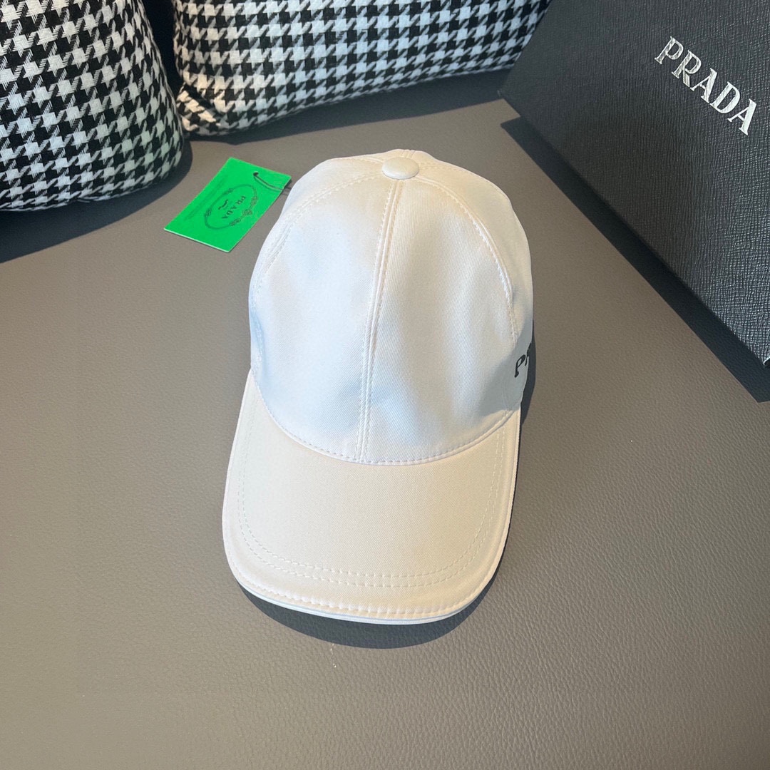 [Prada Hats]New original original baseball cap Embroidery logo Counter 1:1 mol