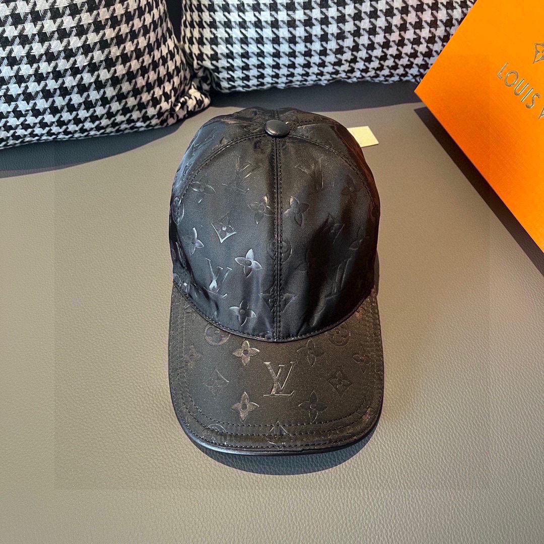 [LV Hats]Original Oxford fabric first layer cowhide Pure cotton lining lightwe