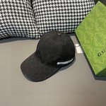 Gucci Hats Baseball Cap Unisex Canvas Cotton Cowhide