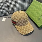 Gucci Sale
 Hats Baseball Cap Unisex Canvas Cowhide