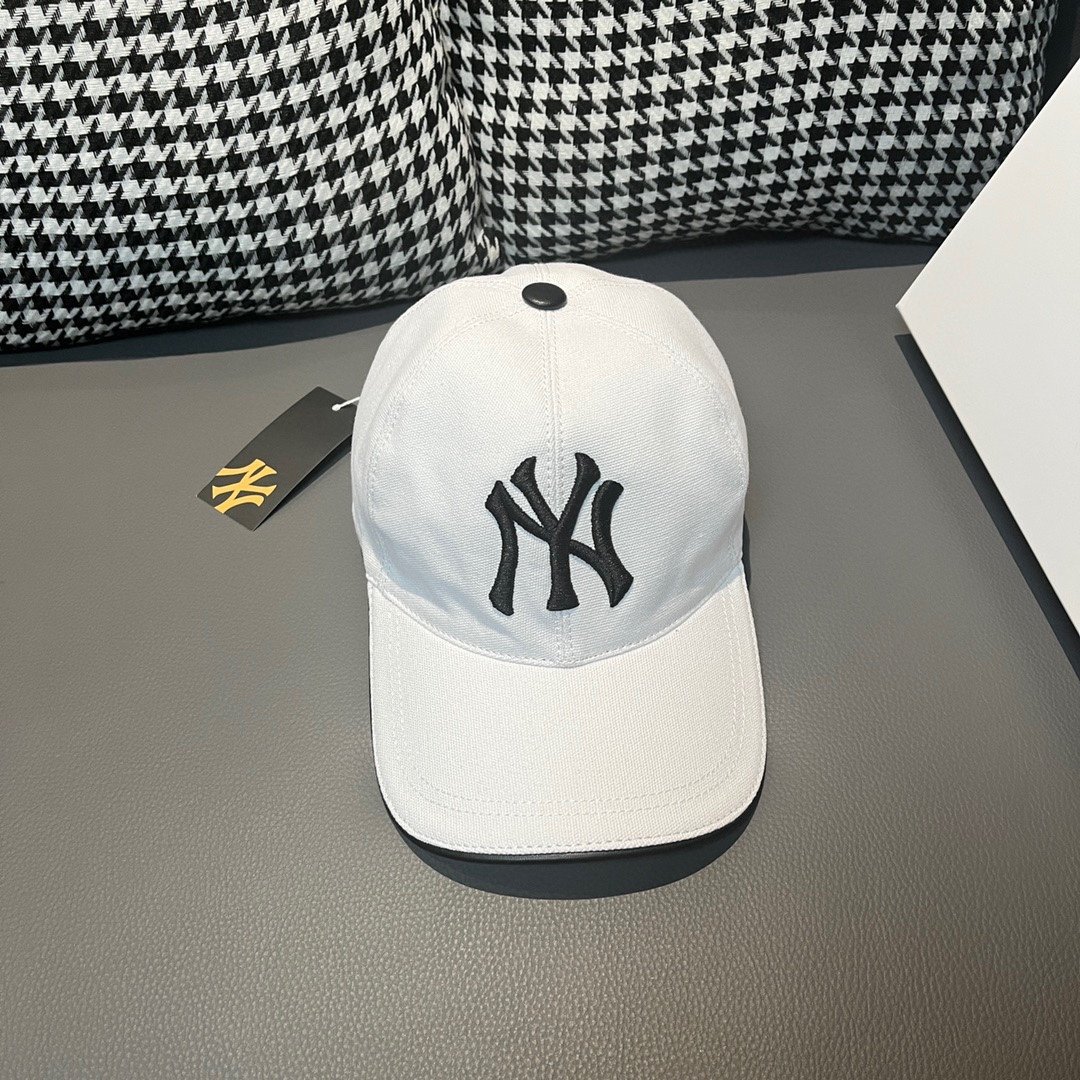 爆款回货NYNewYork棒球帽专柜最新款NY刺绣简洁大气！1:1开模订制原厂透气帆布料+头层牛皮细节堪