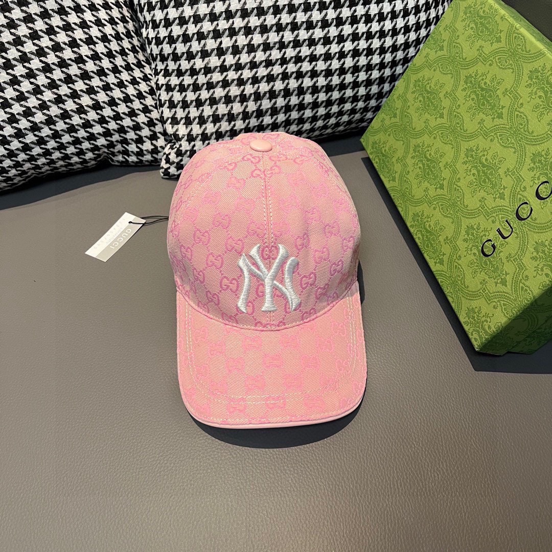 Replica 1:1 High Quality
 Gucci Hats Baseball Cap Embroidery Unisex Canvas Cowhide