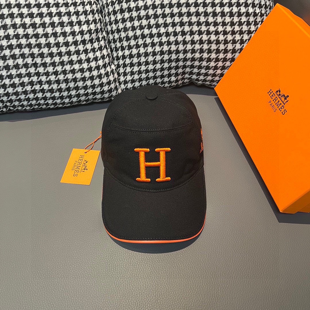 Top Quality Designer Replica
 Hermes Hats Baseball Cap Canvas Cowhide Fashion