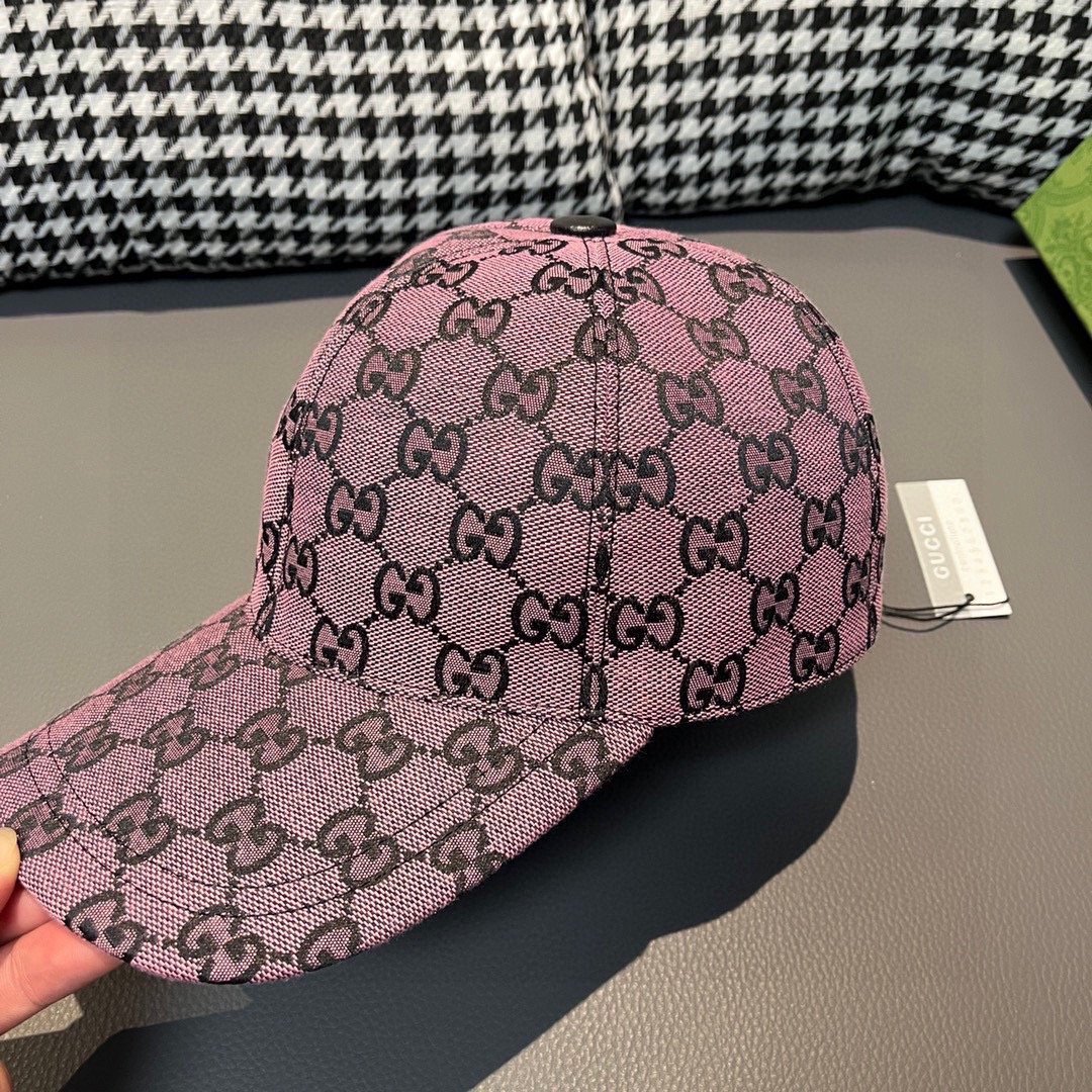 配包装布袋Gucci古奇新款原单棒球帽Multicolor系列帆布棒球帽！专柜最新款1:1正版开模原版帆