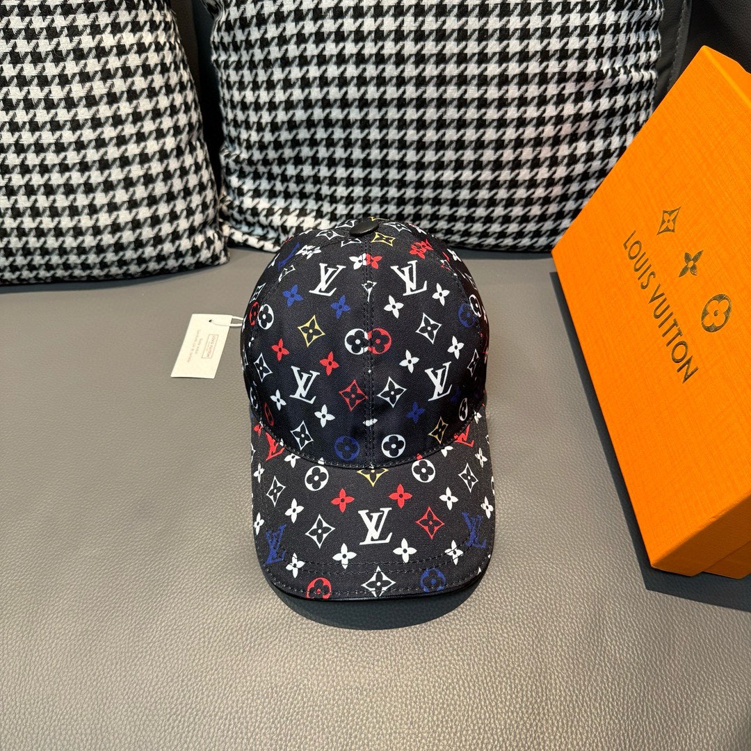 NO:209473,Buy New models shipped!  With box cloth bag, LV Louis Vuitton's new original single baseball cap, colorful print, 1:1 mold customization for counter, original canvas   top layer cowhide, pure cotton lining, light and breathable!  Excellent quality, basic head circumference 56, patch adjustable. Hat Straw Hat Fisherman's Hat Baseball Hat, Hats, louis vuitton, louis vuitton, espadrilles, cowhide, hats19860909批 新款出货！配盒子布袋,LV路易威登新款原单棒球帽, 七彩印花,专柜1:1开模订制,原版帆布料 头层牛皮,纯棉内里,轻盈透气！质量超赞,基础头围56,贴片可调节.帽子草帽渔夫帽棒球帽,帽子,louis vuitton,louis vuitton,espadrilles,cowhide,hats,hat