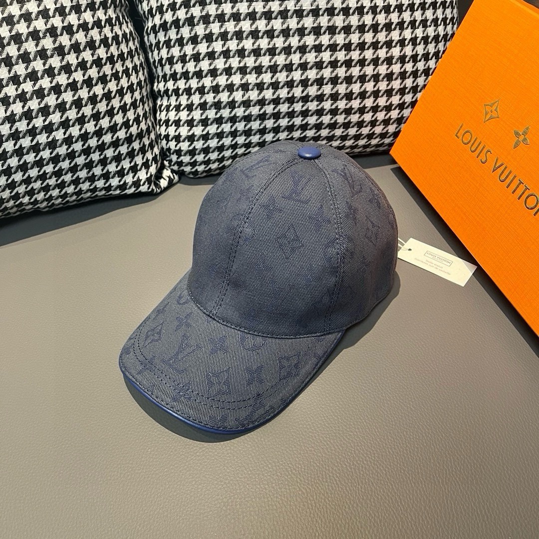 ¡Nueva versión mejorada de jacquard LV! Tela mejorada, patrón preciso. Incluye caja y bolsa, nueva gorra de béisbol LV …