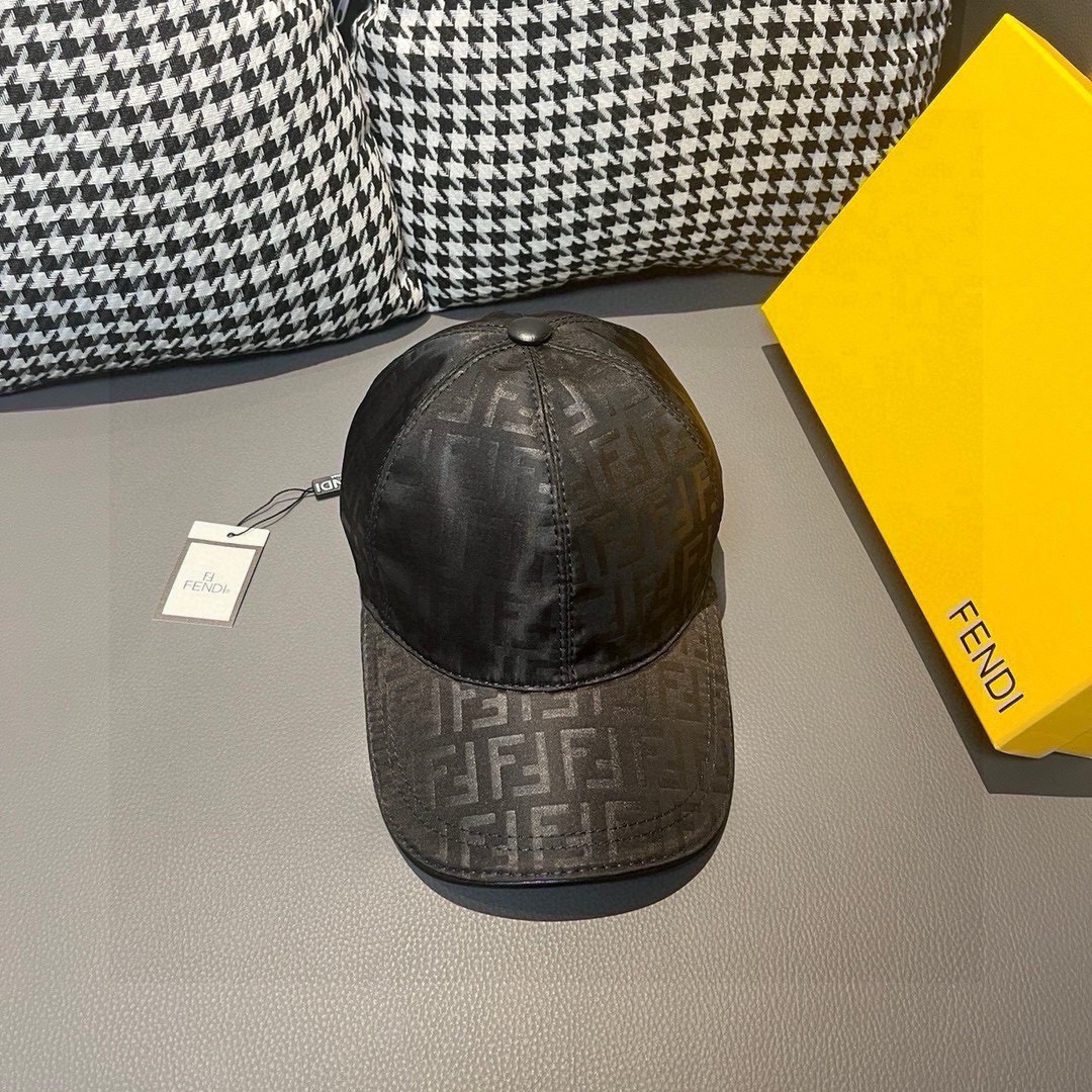 Fendi AAAAA
 Hats Baseball Cap Cowhide