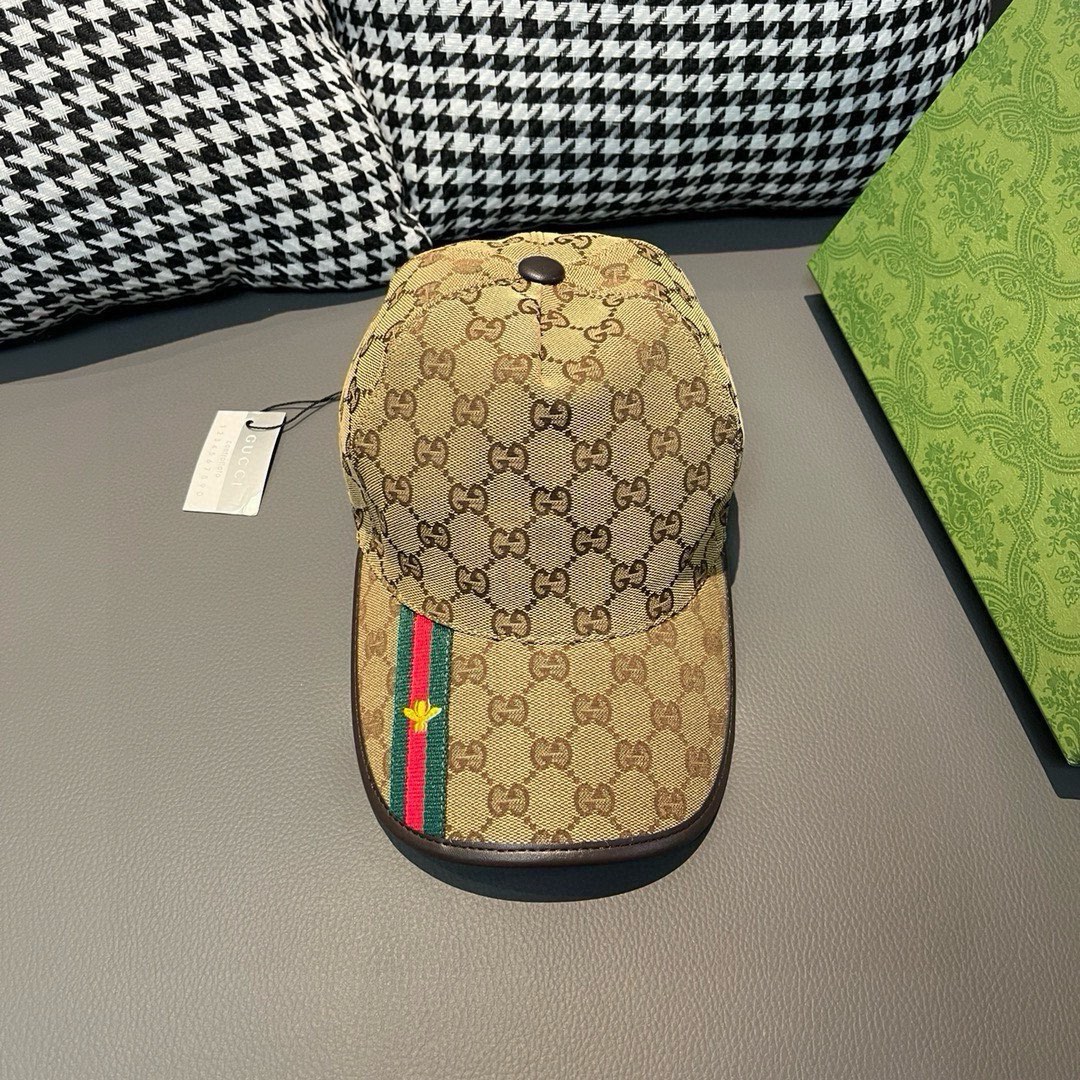 US Sale
 Gucci Hats Baseball Cap High Quality
 Unisex Canvas Cowhide