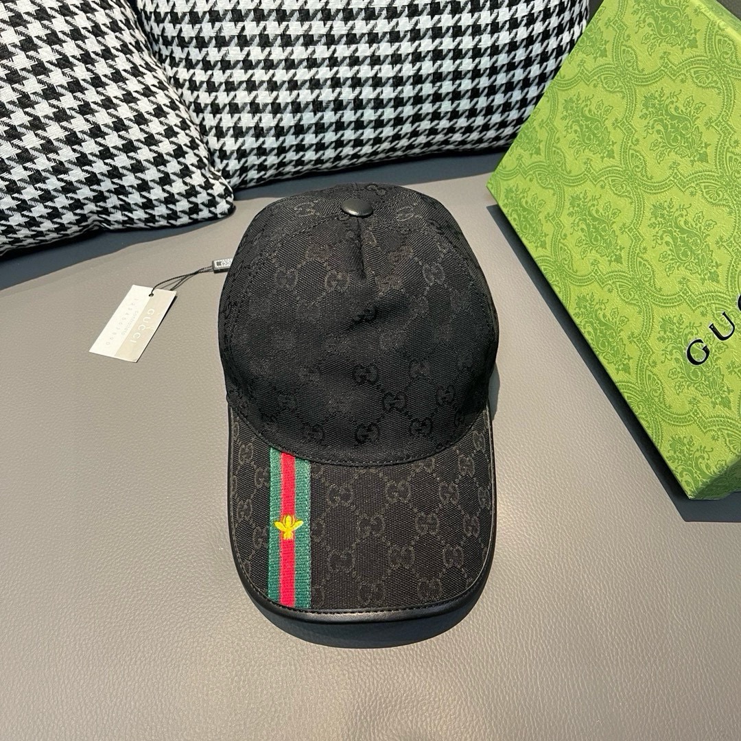 Gucci Buy Hats Baseball Cap Unisex Canvas Cowhide