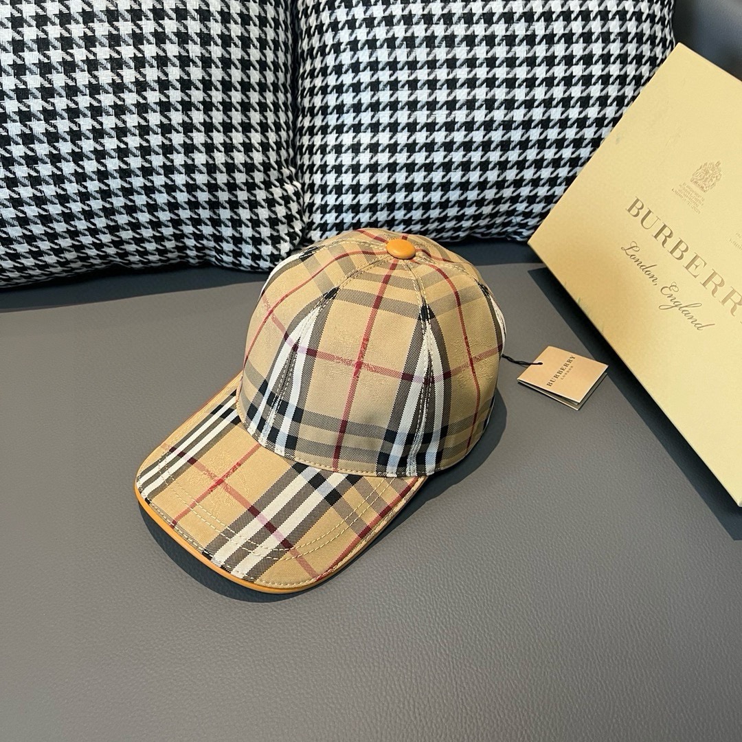 ¡Reabastecimiento de artículos populares! Gorra de béisbol Burberry original con caja y bolsa de tela, modelo de gran v…
