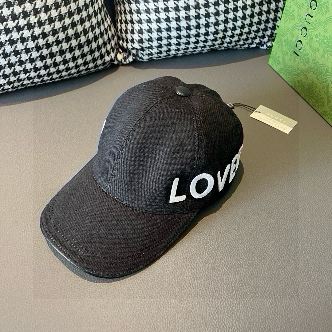 NO:214962,With box cloth bag, Gucci new original single baseball cap, Loved series, 1:1 mold customization, heavy industry embroidery, details comparable to the counter, original canvas   first layer of cowhide, excellent quality!  The first choice for handsome men and beautiful women, fashionable and versatile. Basic head circumference 56, patch adjustable hat, fisherman hat, baseball hat, knit hat, hat, gucci, espadrilles, cowhide, hats19860909配盒子布袋,Gucci(古奇)新款原单棒球帽,Loved系列,1:1开模订制,重工刺绣,细节可媲美专柜,原版帆布料 头层牛皮,质量超赞！帅男靓女首选,时尚百搭.基础头围56,贴片可调节帽子渔夫帽棒球帽针织帽,帽子,gucci,espadrilles,cowhide,hats,hat