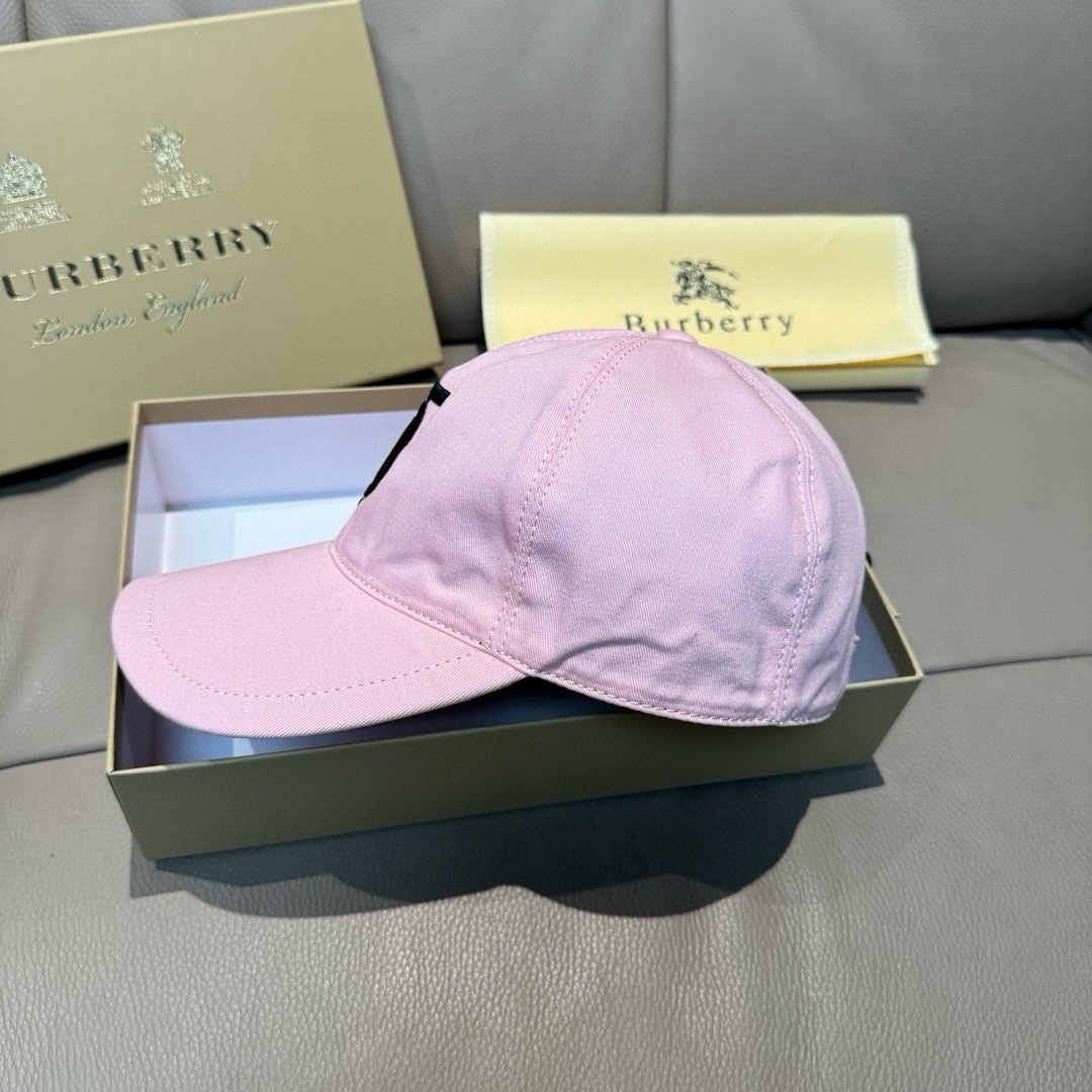 配盒子布袋Burberry巴宝莉专柜爆款原单棒球帽1:1开模订制立体刺绣精致无暇！100%纯棉面料做工细