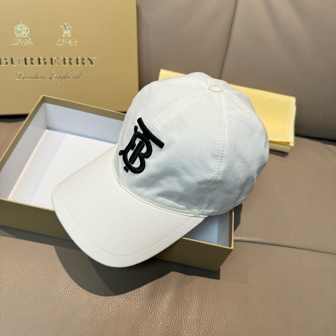 配盒子布袋Burberry巴宝莉专柜爆款原单棒球帽1:1开模订制立体刺绣精致无暇！100%纯棉面料做工细