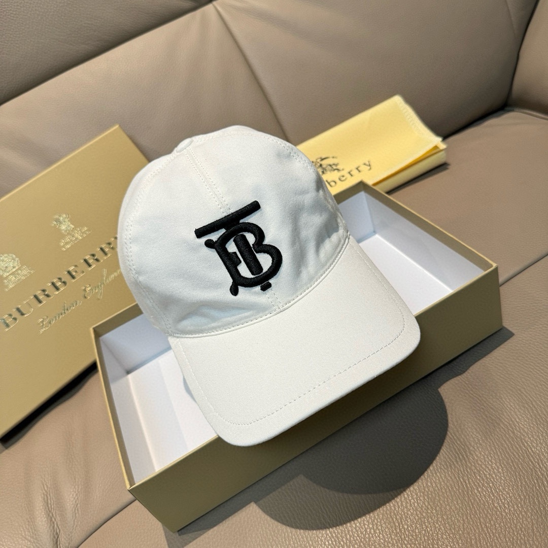配盒子布袋Burberry巴宝莉专柜爆款原单棒球帽1:1开模订制立体刺绣精致无暇！100%纯棉面料做工细