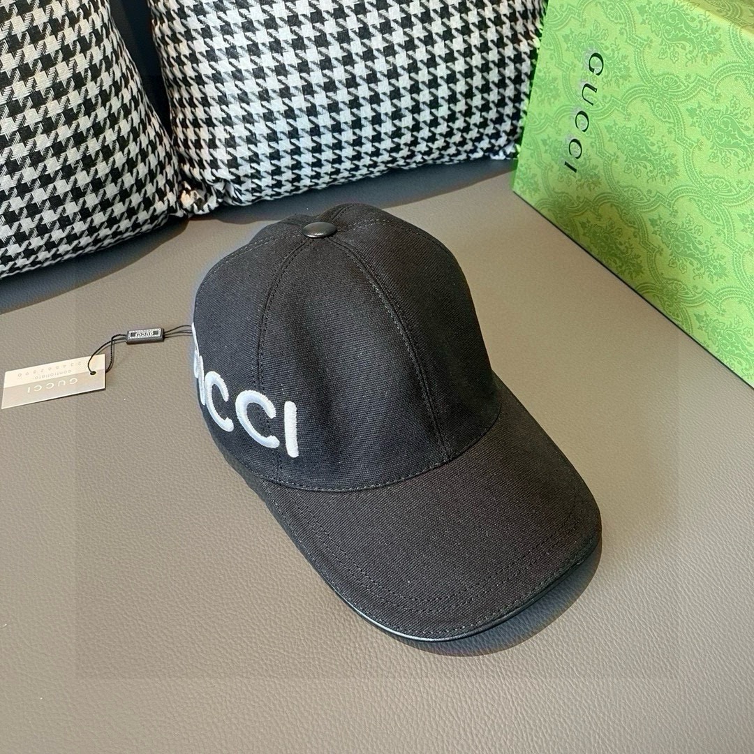配盒子布袋Gucci古奇新款原单棒球帽Loved系列1:1开模订制重工刺绣细节可媲美专柜原版帆布料+头层