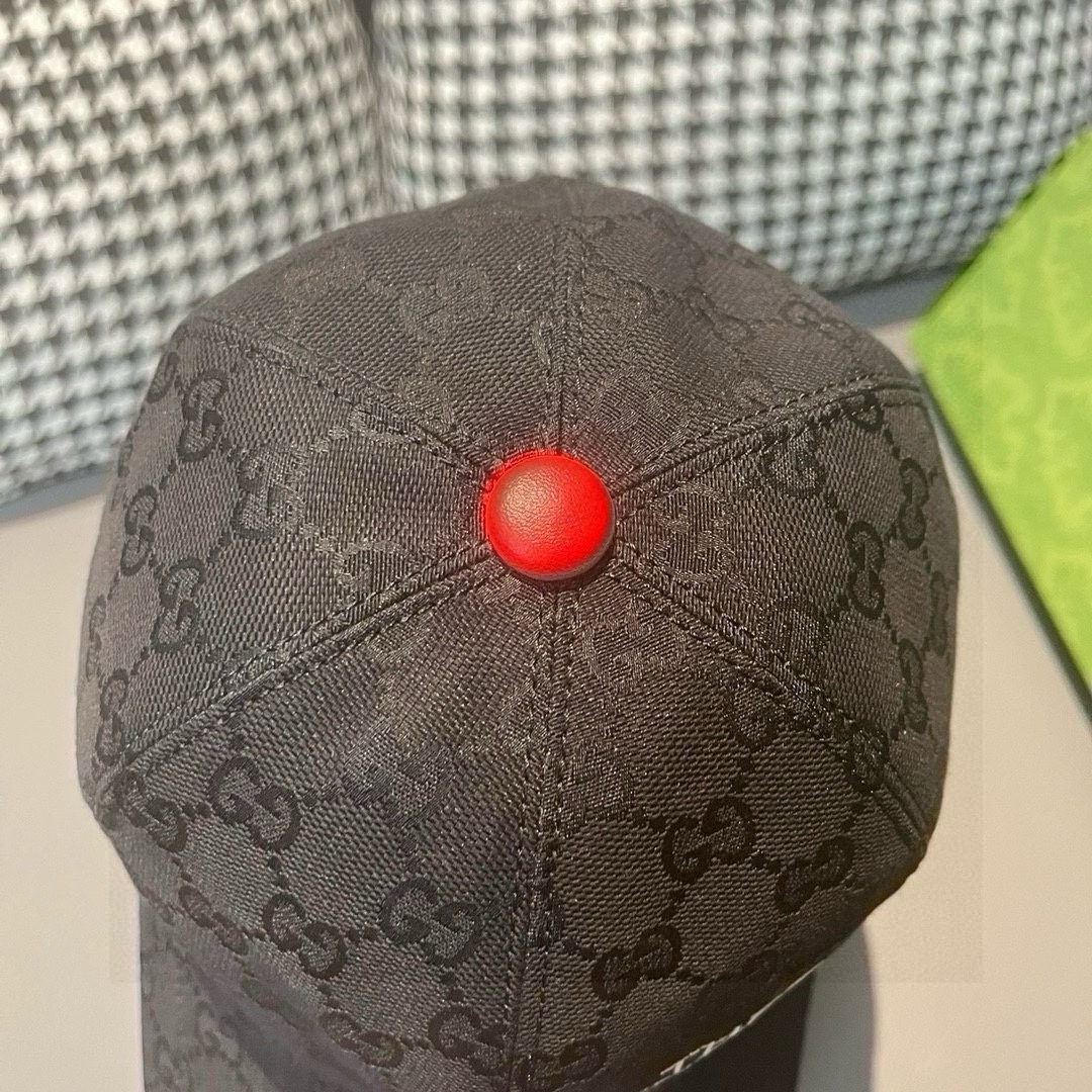 配盒子布袋Gucci古奇新款原单棒球帽北面刺绣！专柜1:1进口帆布+头层牛皮代购热门男女可用百搭款质量超