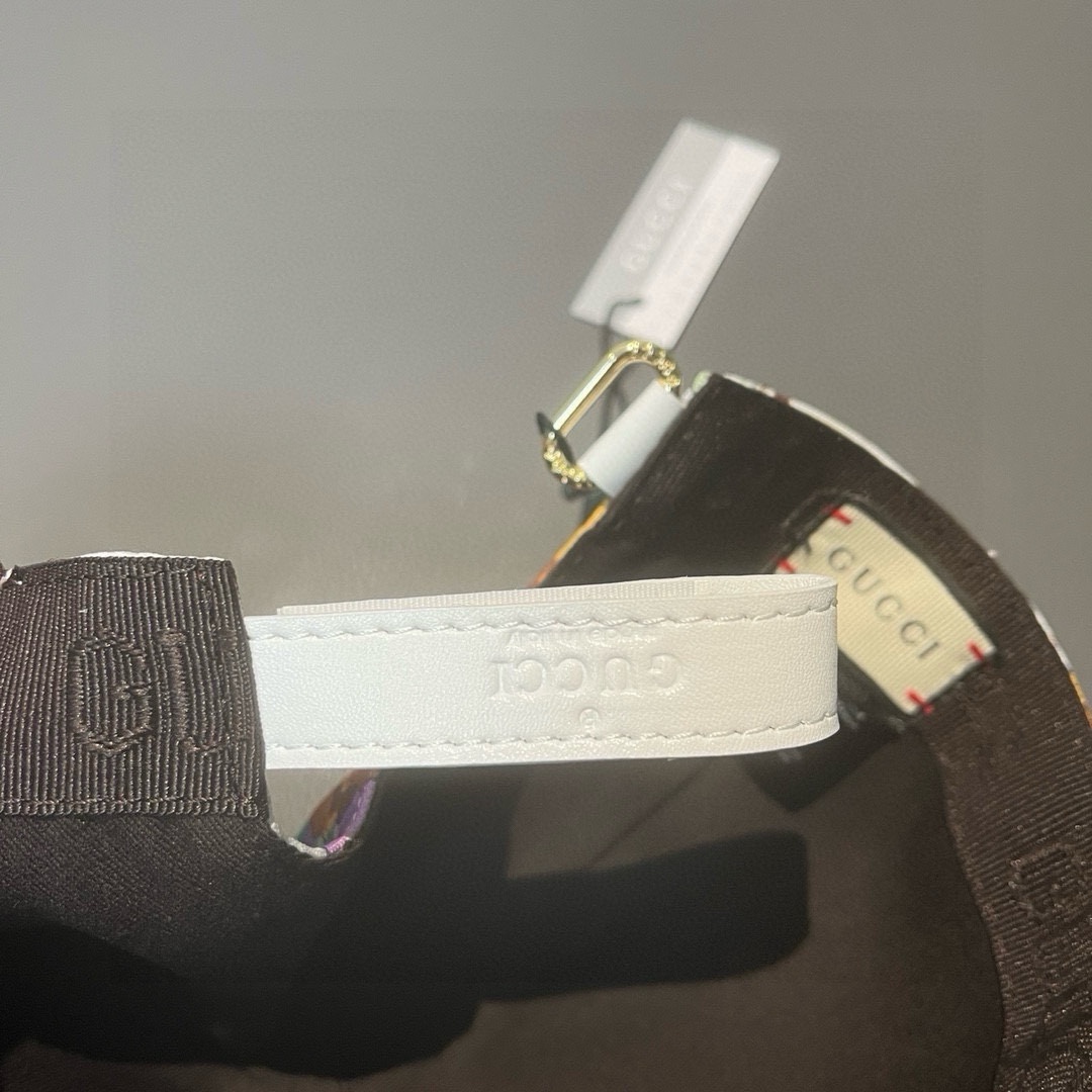 配盒子布袋Gucci古奇新款原单棒球帽Gucci北面印花专柜1:1进口帆布+头层牛皮代购热门男女可用百搭