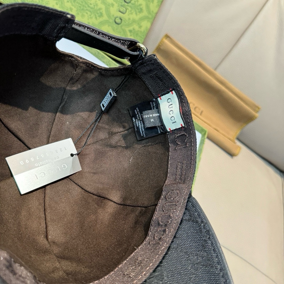 万年经典款出货！配盒子布袋Gucci古奇经典原单棒球帽专柜1:1开模订制最高版本原版帆布料+头层牛皮轻盈