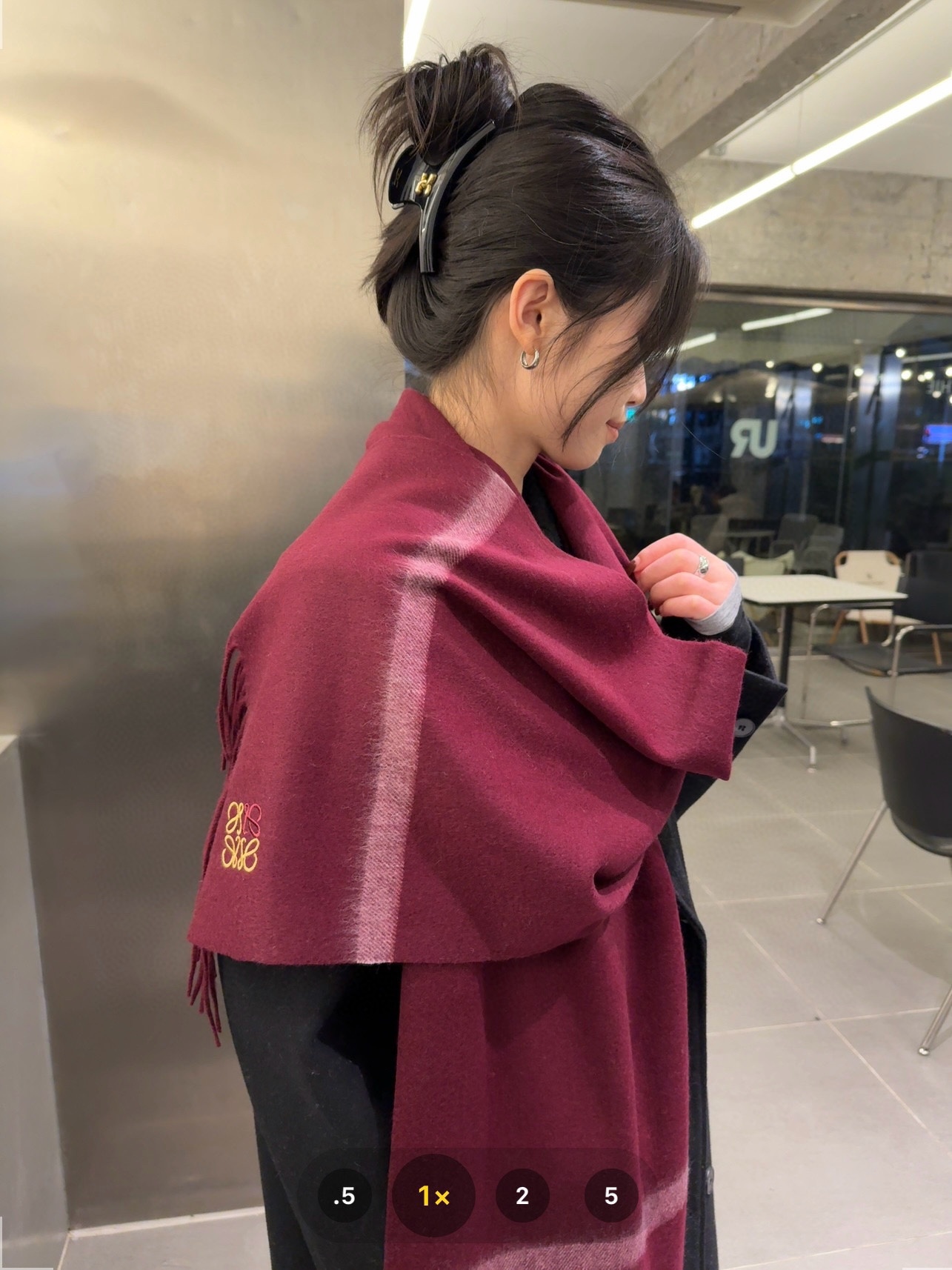 罗意威LOEWE中性款围巾情侣款!外贸公司尾单!怒赞自留难得的高端货!家属福利!非常正的围巾面料大爱非常