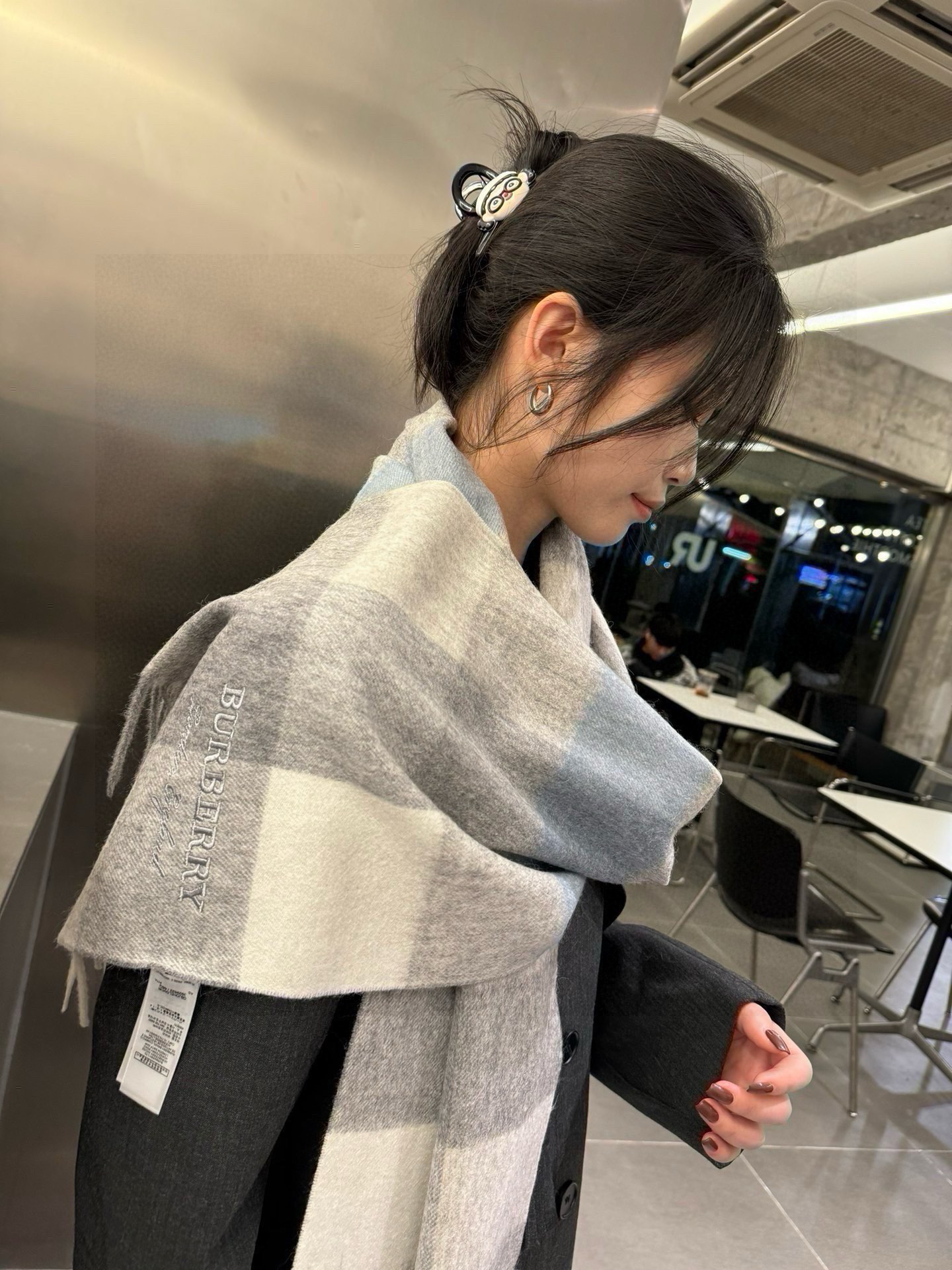 巴宝莉Burberry高品质羊绒格子围巾火爆上新海外专柜最新男士女士情侣羊绒围巾国内专柜都没上架从款式到