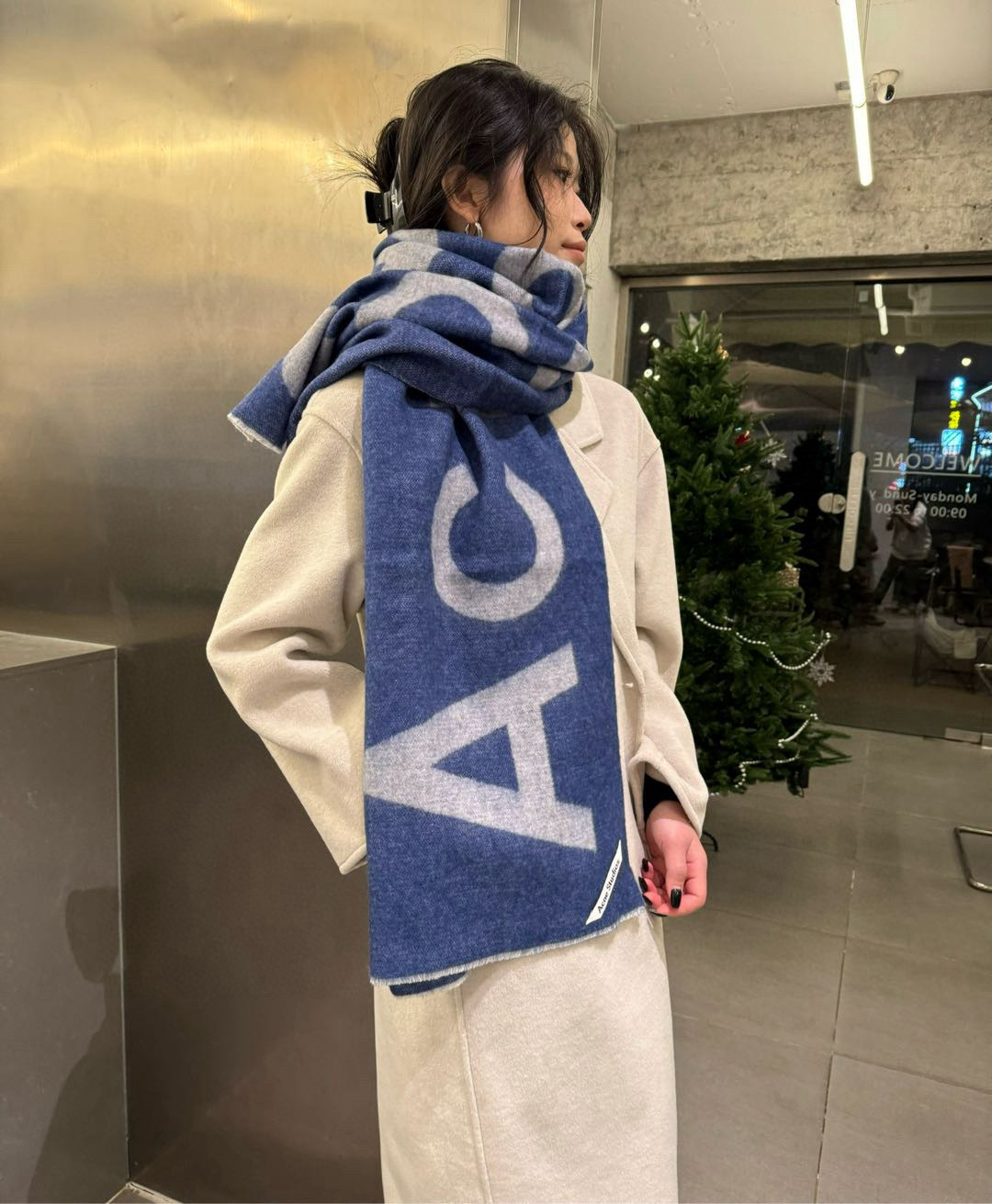 Acne Studios Swedish Wool Scarf: Bold, Simple, Multicolored, 100% Natural Lamb Wool