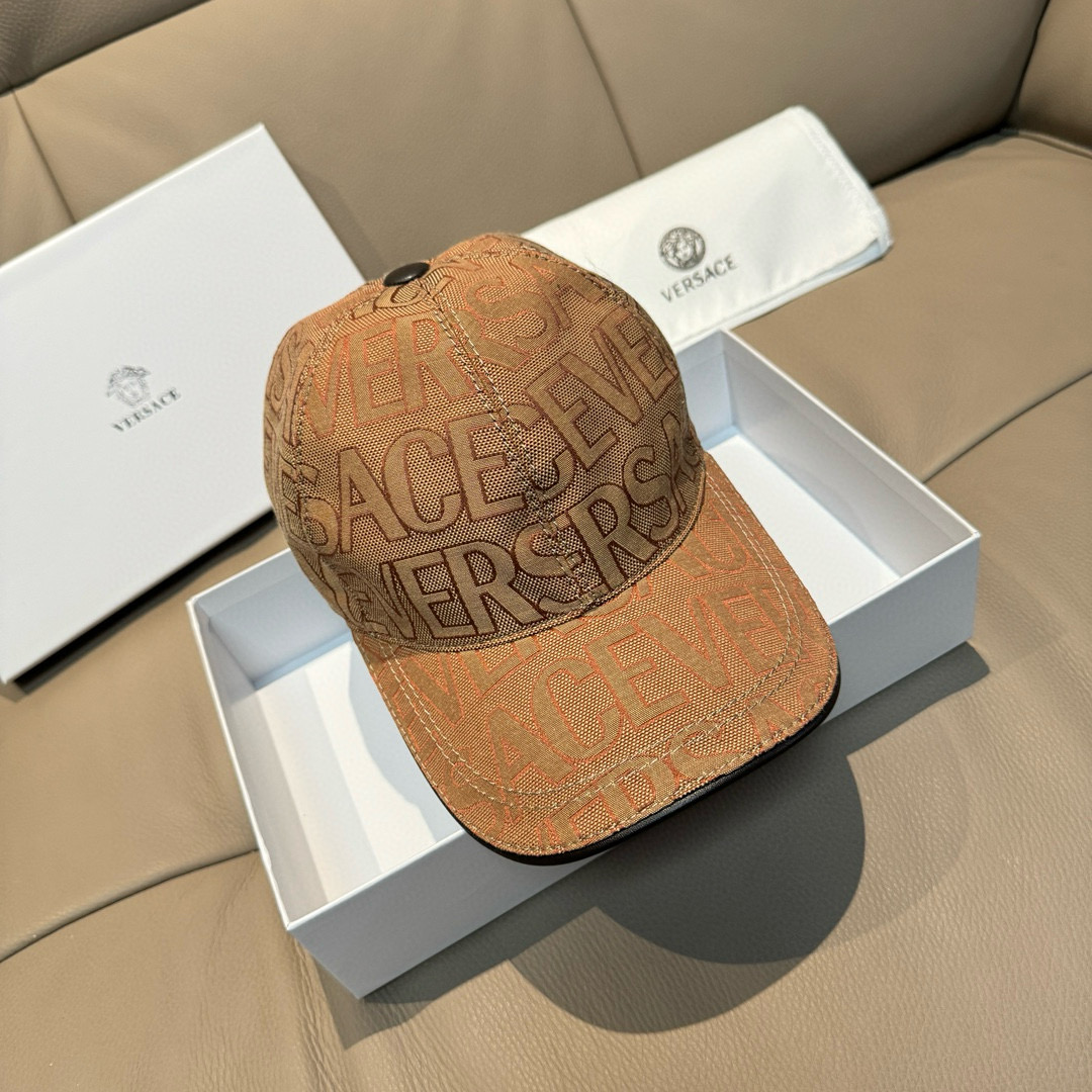 Versace Packaging Bags: Original Baseball Cap Set with Adjustable Stickers and Heat Pellets - 图片 2