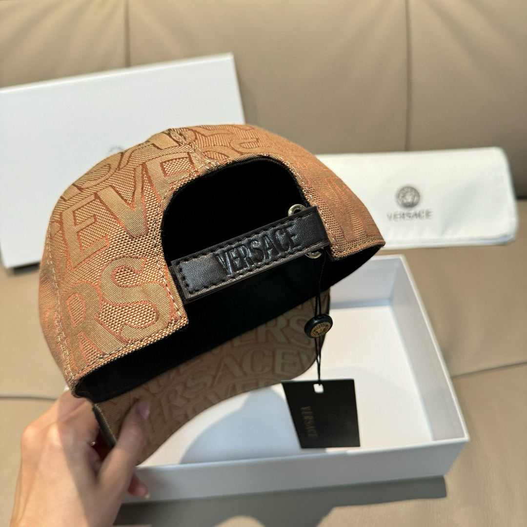 Versace Packaging Bags: Original Baseball Cap Set with Adjustable Stickers and Heat Pellets - 图片 8
