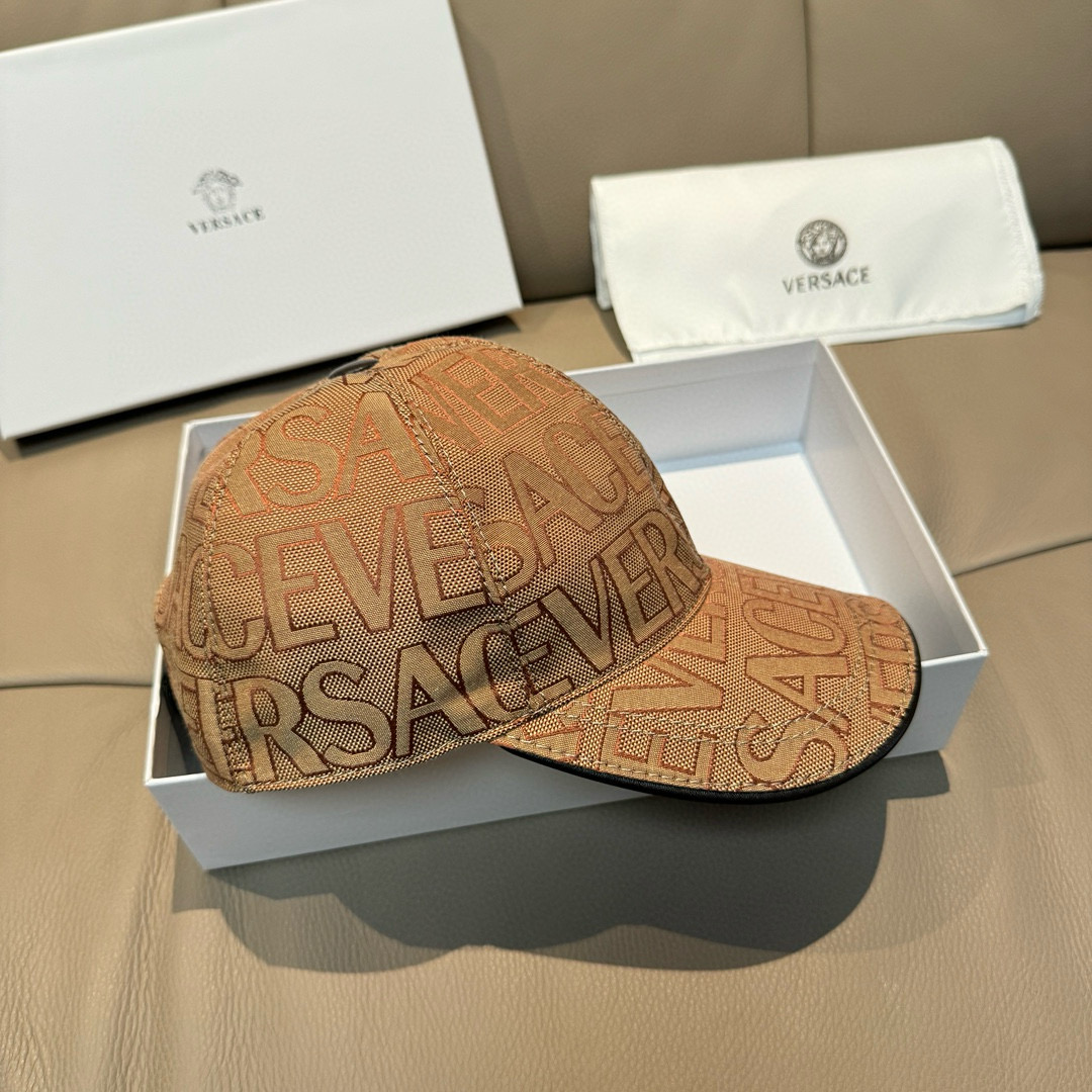 Versace Packaging Bags: Original Baseball Cap Set with Adjustable Stickers and Heat Pellets - 图片 4