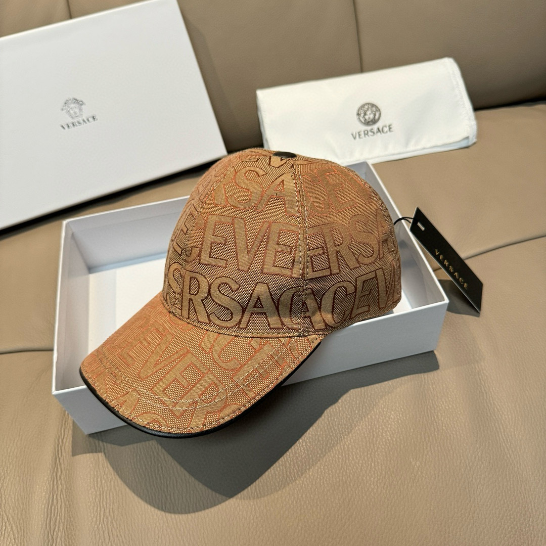 Versace Packaging Bags: Original Baseball Cap Set with Adjustable Stickers and Heat Pellets - 图片 3