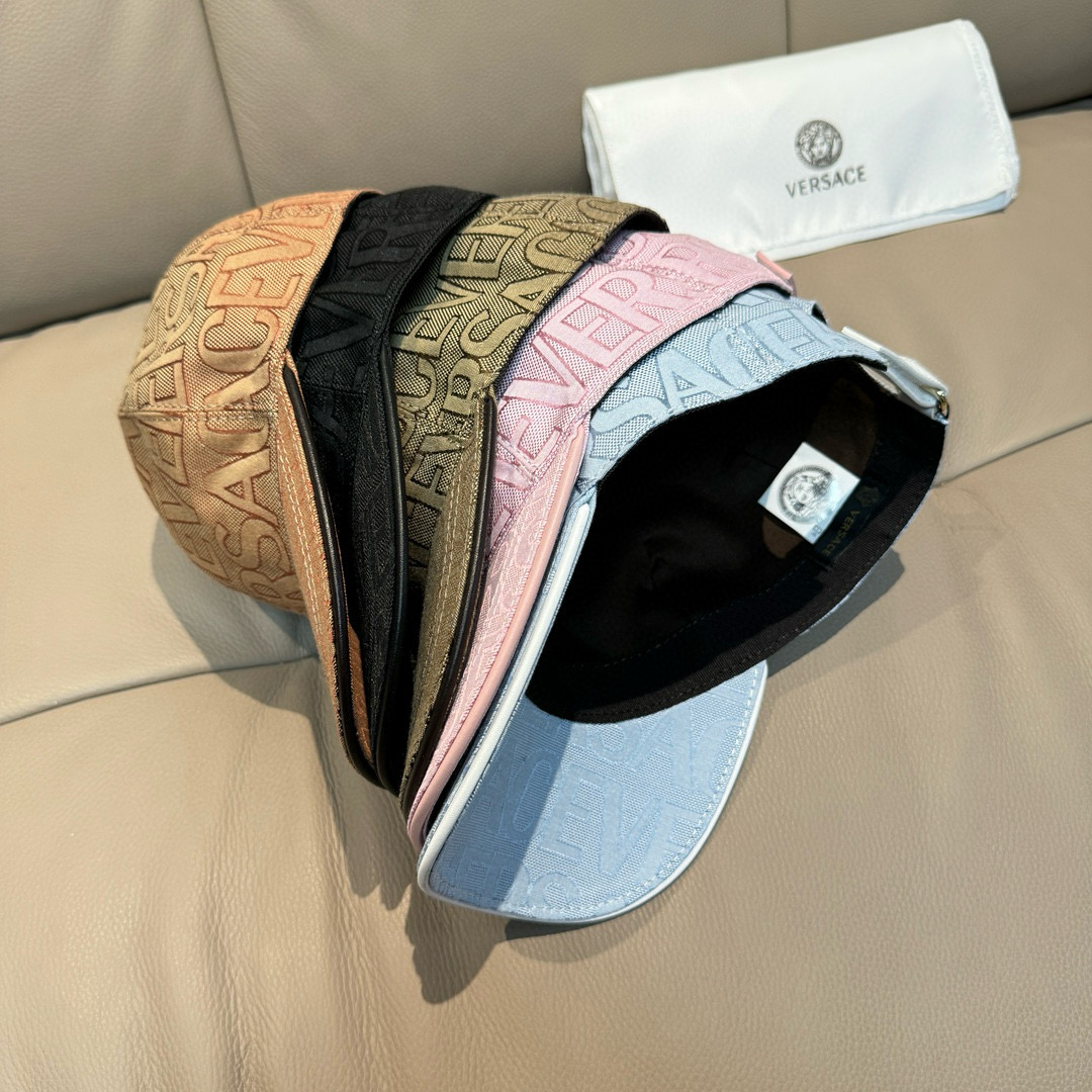 Versace Packaging Bags: Original Baseball Cap Set with Adjustable Stickers and Heat Pellets - 图片 9