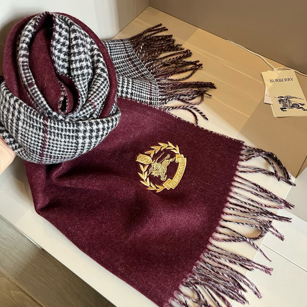 Batch 300: High-End B Family Scarf Set, Stylish and Fashionable, 100% Wool - 图片 7