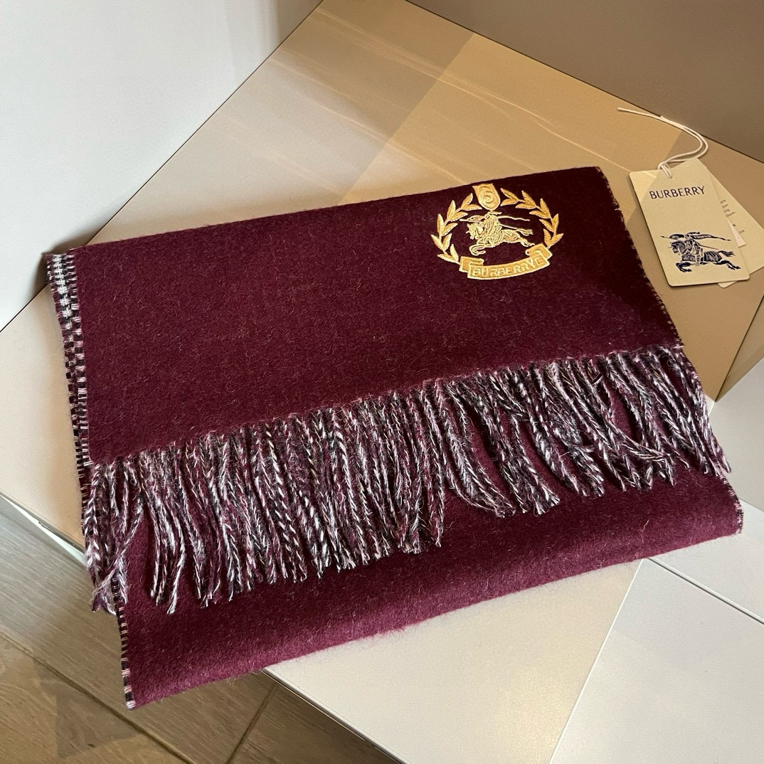 Batch 300: High-End B Family Scarf Set, Stylish and Fashionable, 100% Wool - 图片 5
