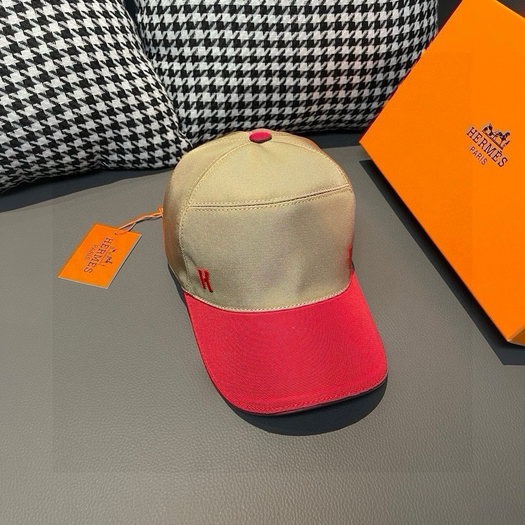 Newest Single Baseball Caps by Herms: High-Quality, Stylish, and Original Materials - 图片 3