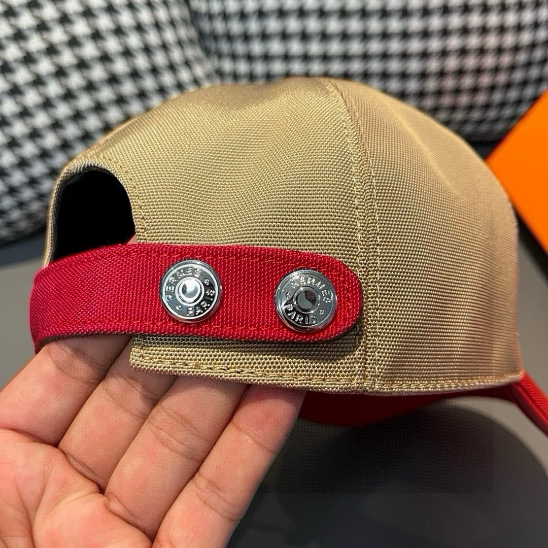 Newest Single Baseball Caps by Herms: High-Quality, Stylish, and Original Materials - 图片 8