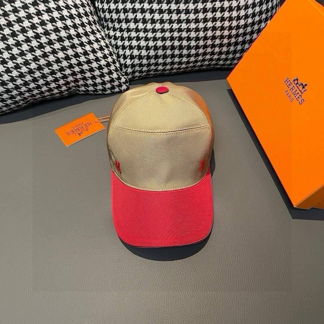 Newest Single Baseball Caps by Herms: High-Quality, Stylish, and Original Materials - 图片 2